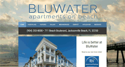 Desktop Screenshot of bluwaterapartments.com